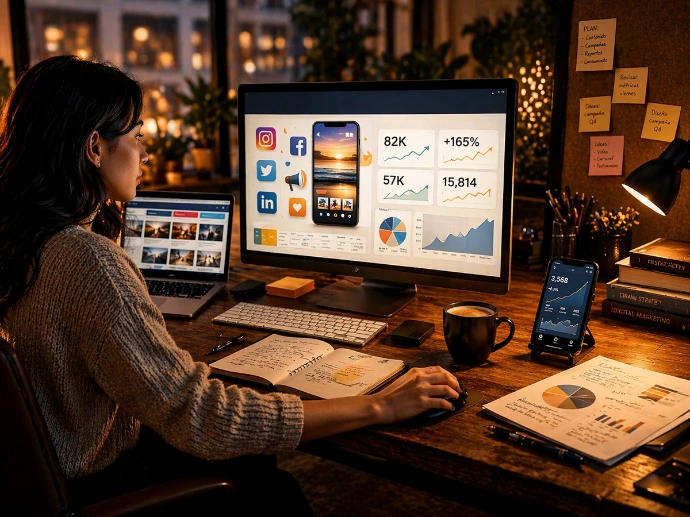 “Estrategias de marketing digital orientadas a posicionamiento y crecimiento.”